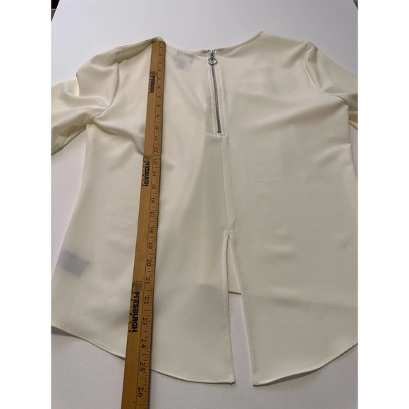 Coco Bianca Cream blouse-M - Picture 13 of 16